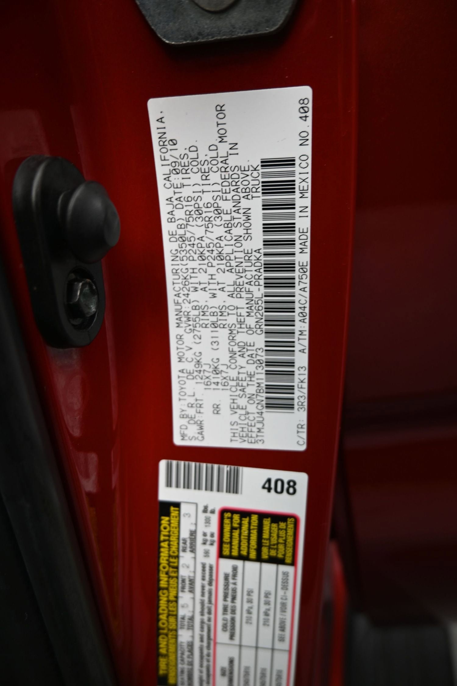 2011 Toyota Tacoma PreRunner