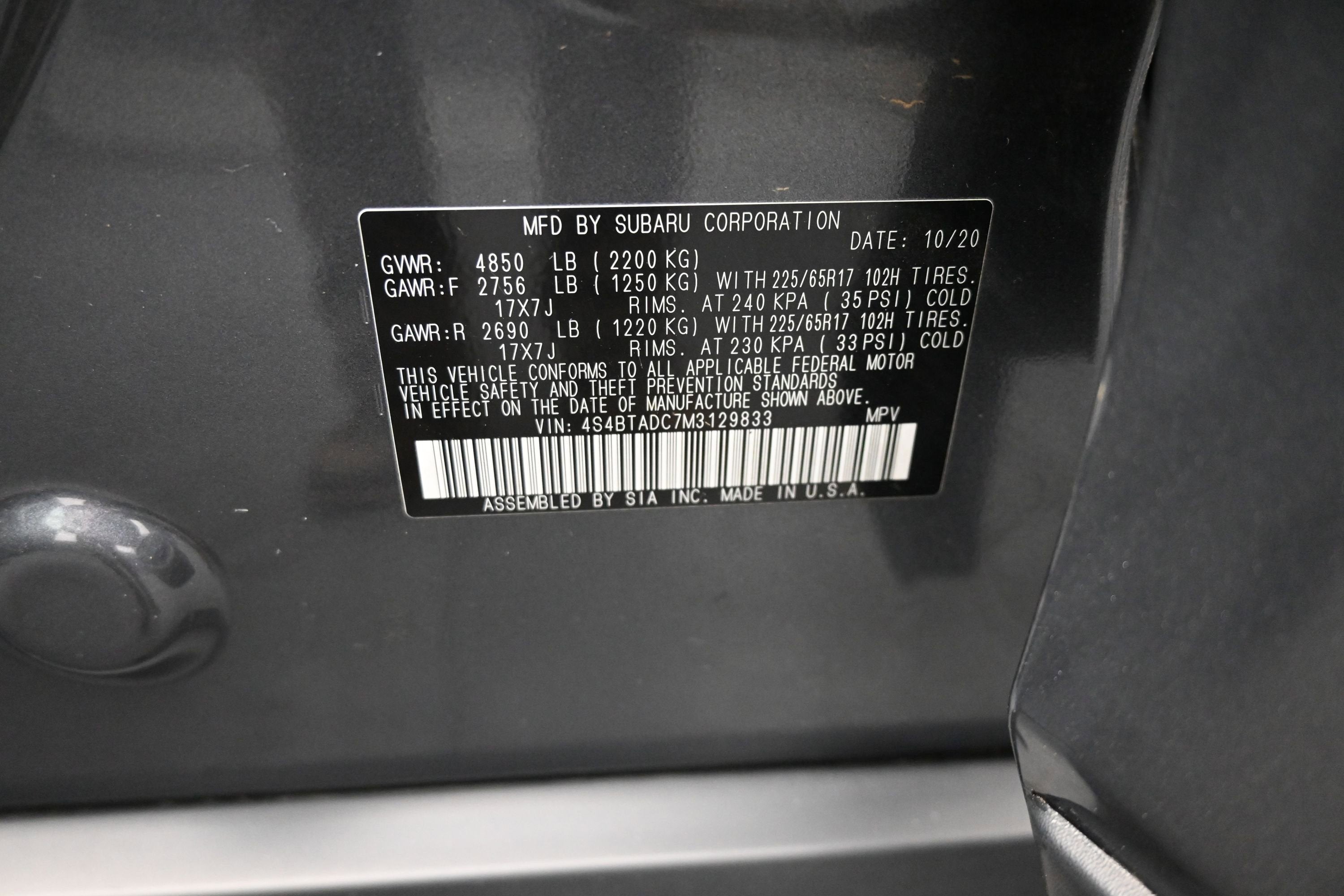2021 Subaru Outback Premium