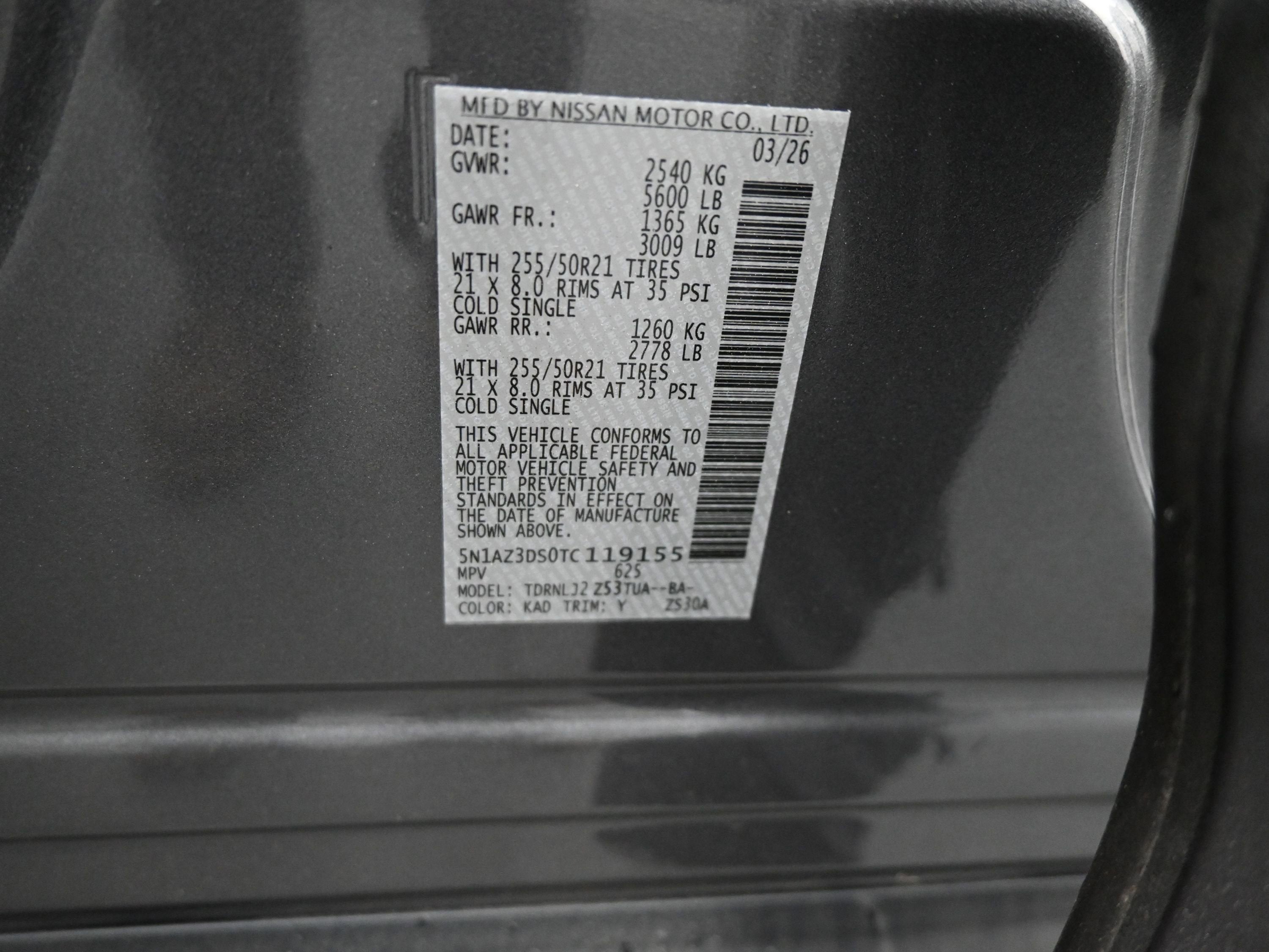 2026 Nissan MURANO Platinum