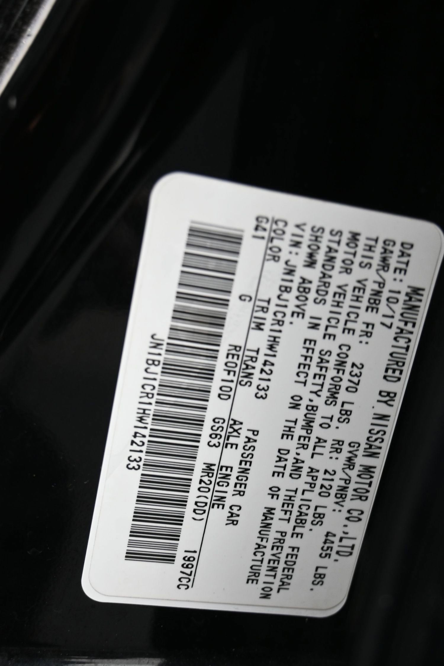 2017 Nissan Rogue Sport SV